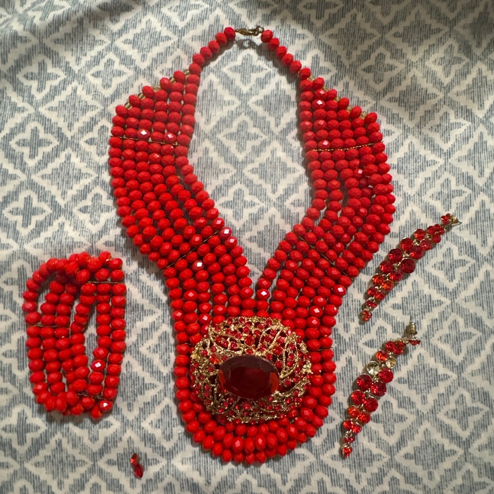 Selling all 7 Beaded Necklace together